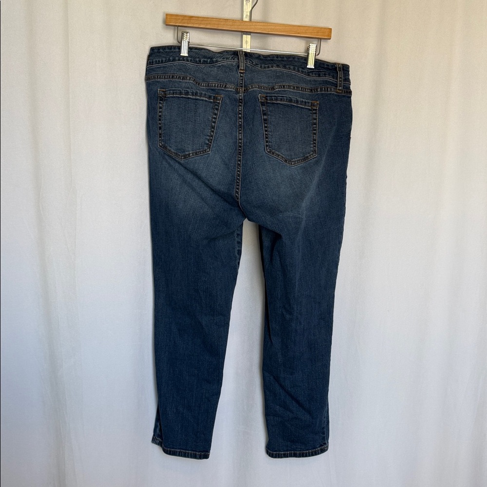 Disney Mickey Mouse Patchwork Boyfriend Jeans Siz… - image 5